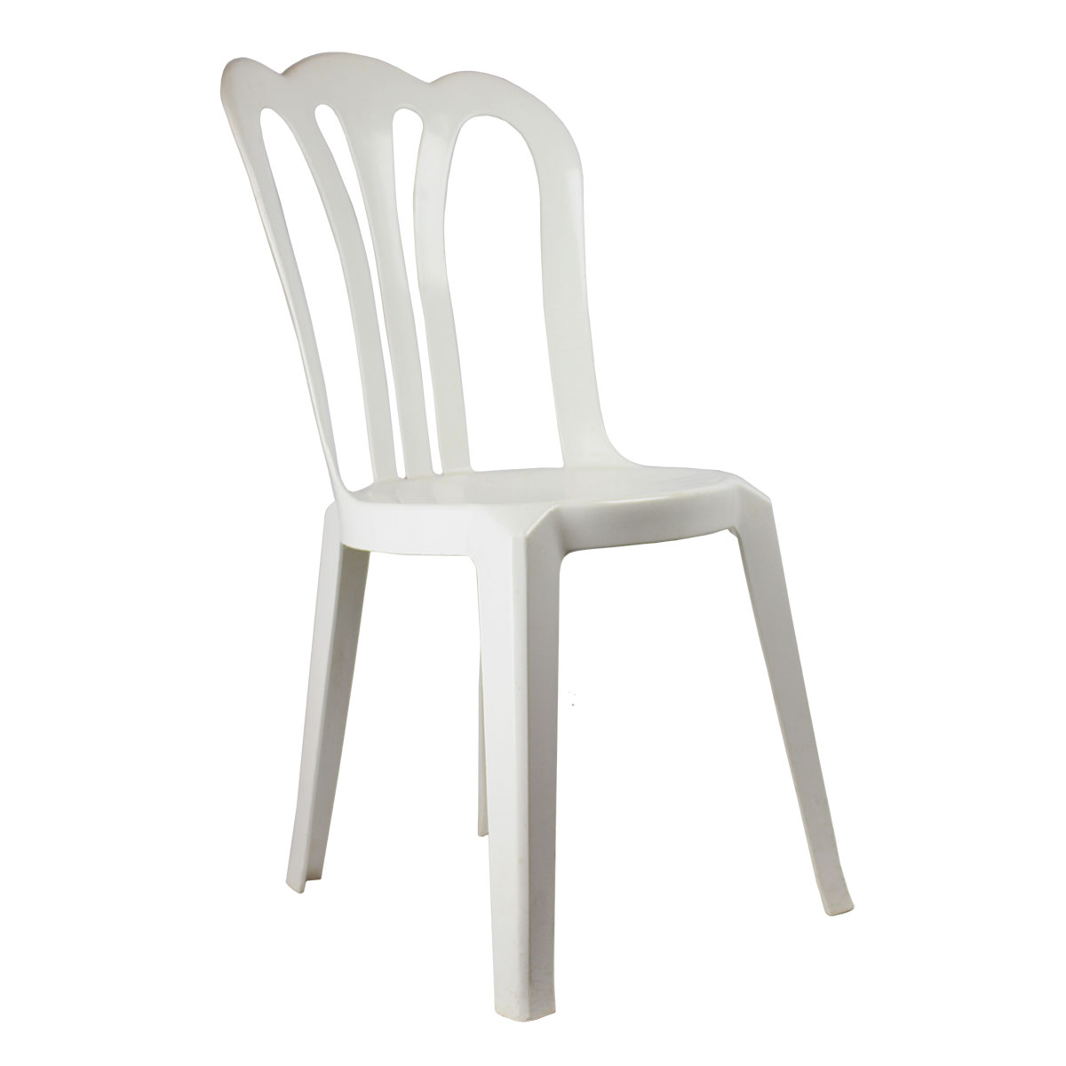 Chair Cafe White Stackable